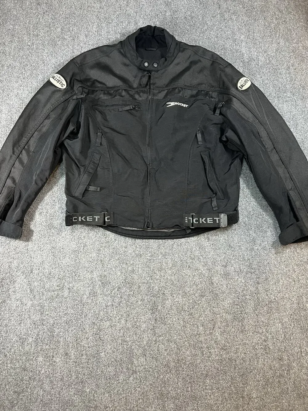 Joe Rocket Ballistic Motorcycle Jacket Black Size L Men’s Made in Korea - Picture 1 of 16
